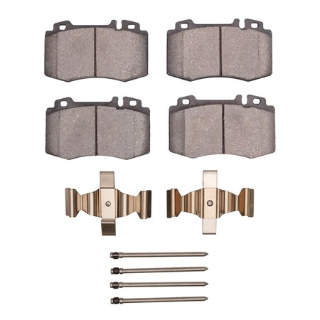Dynamic Friction Co 3000 Semi-Metallic Brake Pads Hardware Kit, Low Dust, 100% Copper Free, 100% Asbestos-free, Front 1311-0847-03